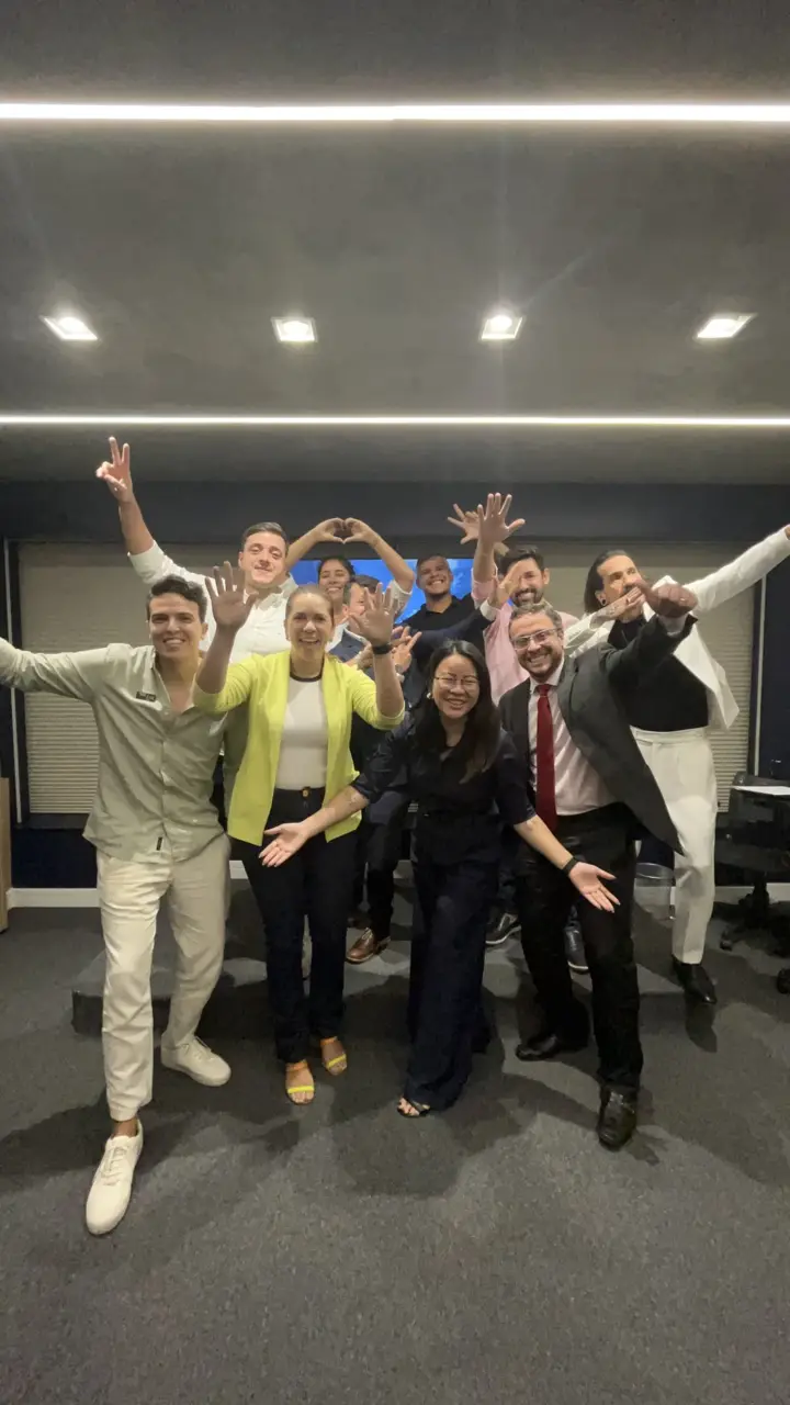 Turma no palco
